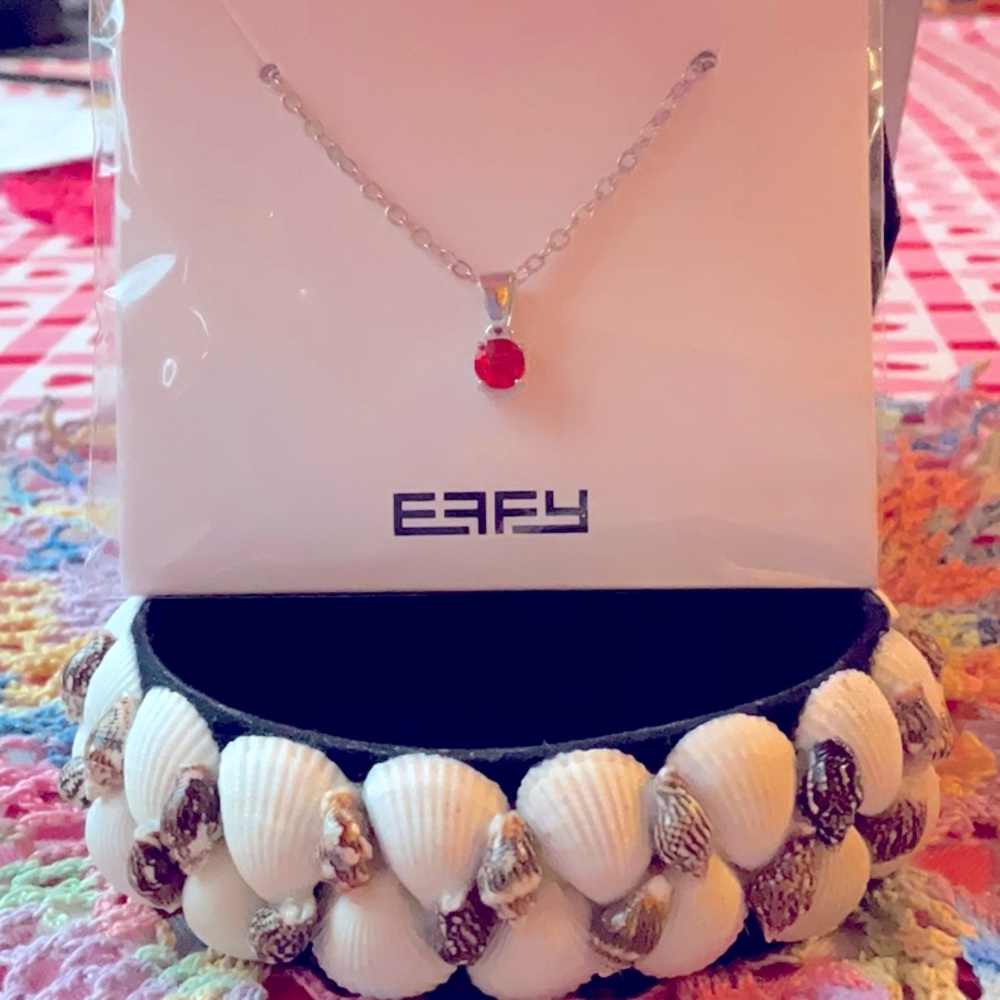❤️ EFFY RED STONE NECKLACE ❤️ NWOT ❤️